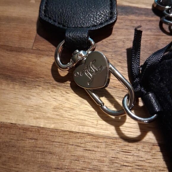 Juicy Couture All that Glitters Wristlet Wallet Liquorice & Silver *NWT* - Picture 5 of 6